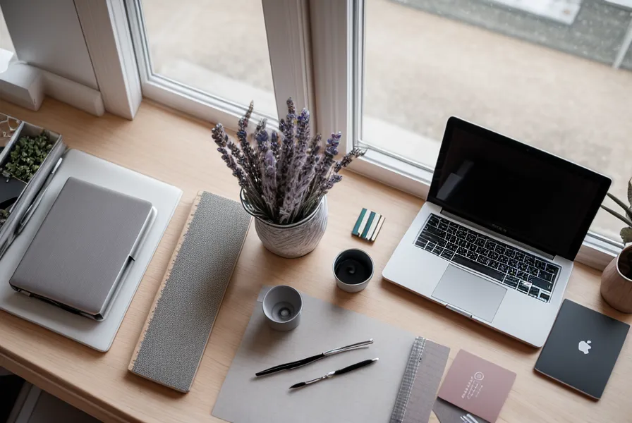 Graphic designer's desk with a soulmate sketch used for love manifestation journal prompts
